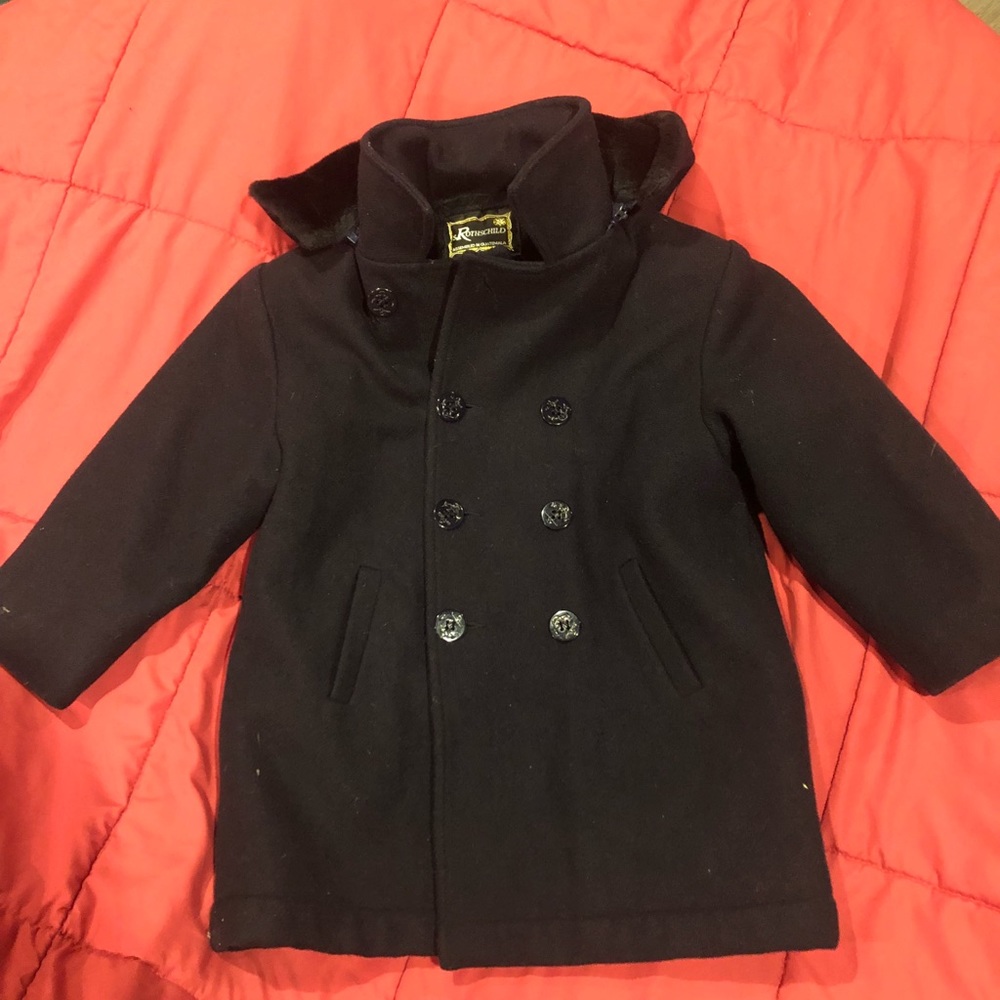 Super cute navy blue winter coat